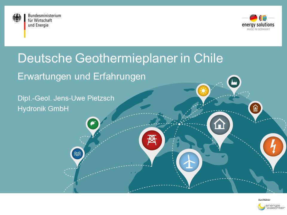 Deutsche Geothermieplaner in Chile - Erwartungen und Erfahrungen