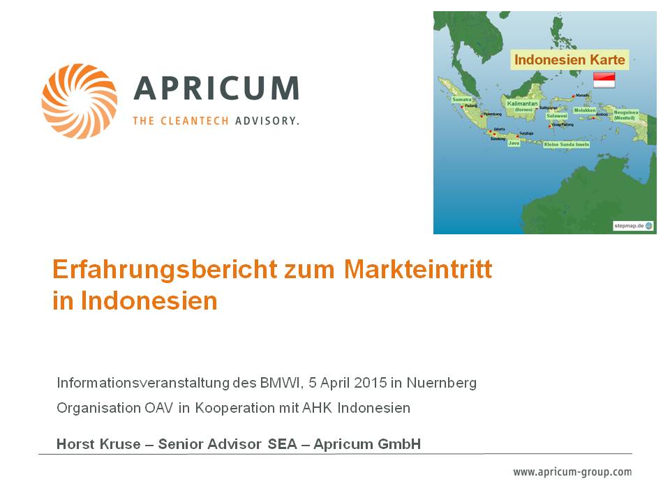 Erfahrungsbericht zum Markteintritt in Indonesien