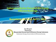 Indonesian Market Potentials for Energy Efficient Buildings