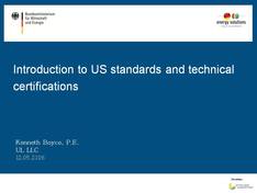 Introduction to US standards and technical certifications
