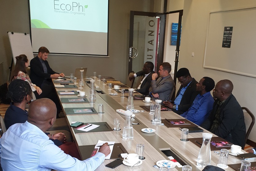 EcoPhi Renewables Engineering GmbH präsentiert vor relevanten lokalen Institutionen und Organisationen ihre Technologie und Vorhaben im kenianischen Markt.