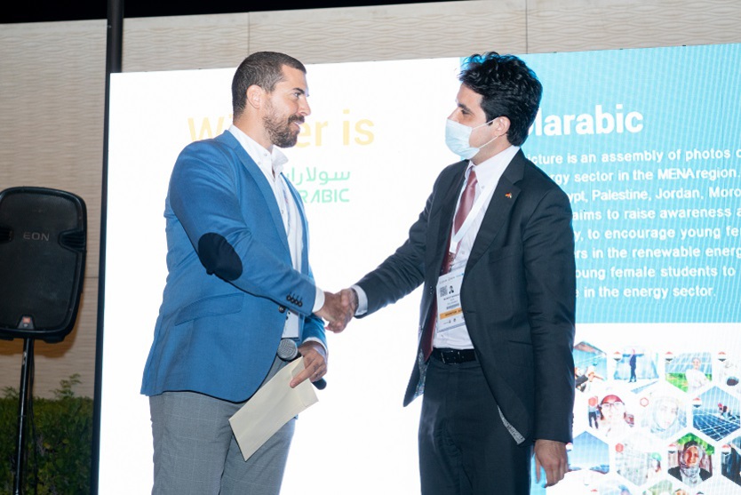 Moneef Barakat, Solarabic auf dem WFES in Abu Dhabi