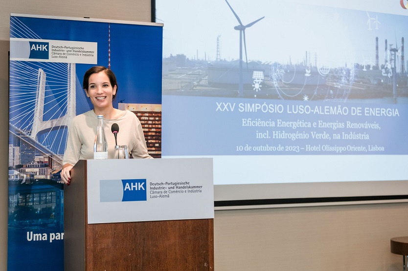 Bild der portugiesischen Staatssekretärin für Energie und Klima, Ana Fontoura Gouveia