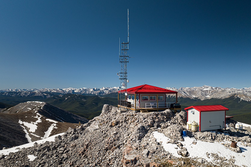 Funkstation westlich von Calgary