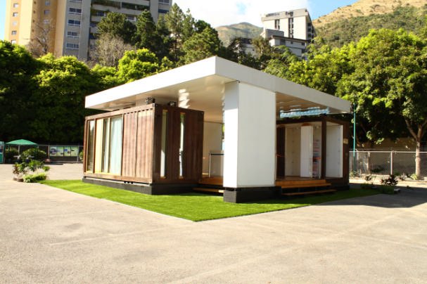 Die "Casa Alemana" auf dem Gelände der Universidad Metropolitana (UNIMET) in Caracas