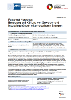 Technologie-Factsheet Norwegen