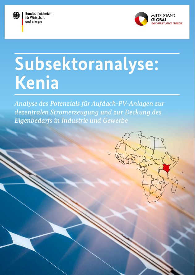 Deckblatt der Publikation "Subsektoranalyse: Kenia"