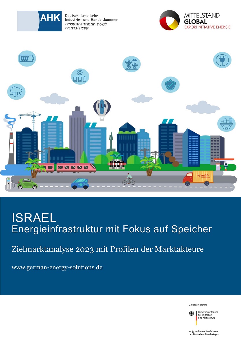Israel: Energieinfrastruktur mit Fokus auf Speicher. Zielmarktanalyse 2023.