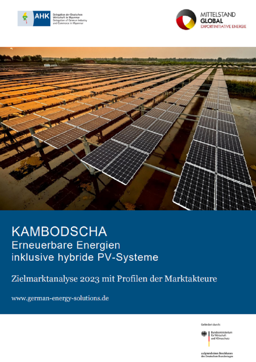 Erneuerbare Energien inklusive hybride PV-Systeme in Kambodscha