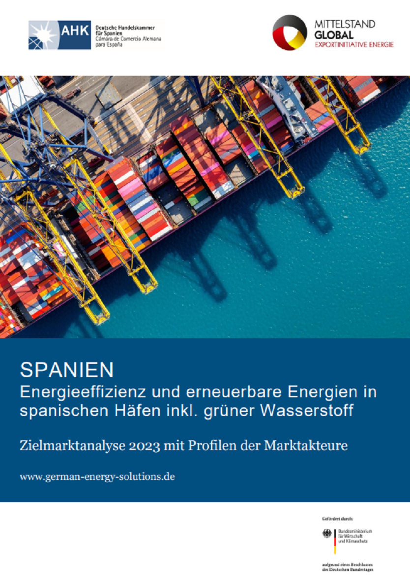 Energieeffizienz und erneuerbare Energien in spanischen Häfen inkl. grüner Wasserstoff