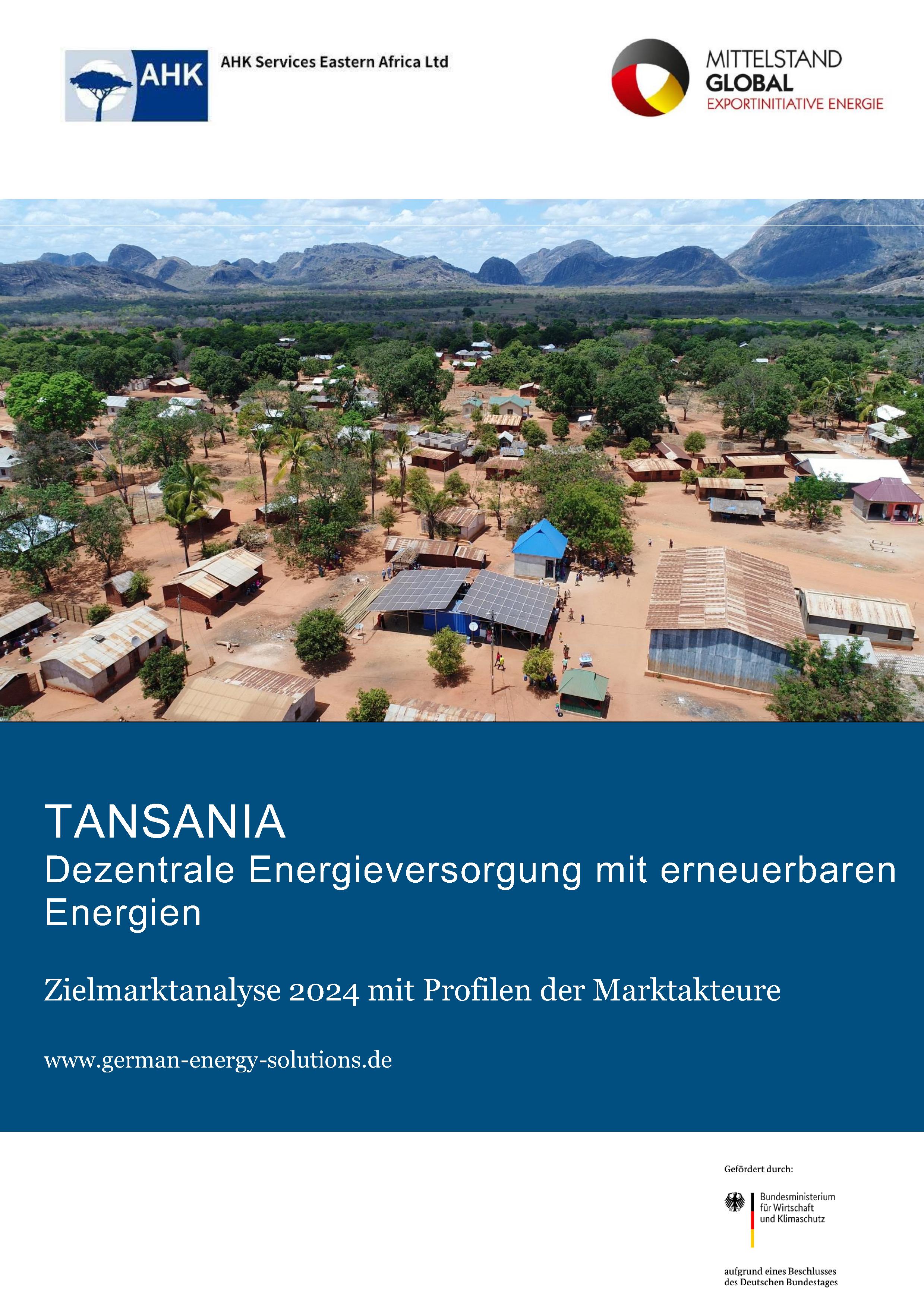 Dezentrale Energieversorgung mit erneuerbaren Energien in Tansania