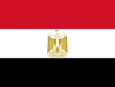 Nationalflagge Ägypten