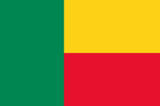 Nationalflagge Benin