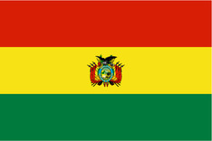 Nationalflagge Bolivien