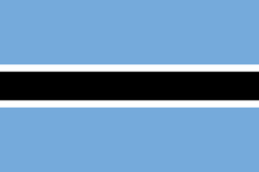 Nationalflagge Botsuana