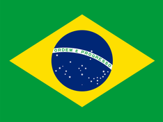 Nationalflagge Brasilien