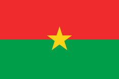 Nationalflagge Burkina Faso