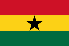 Nationalflagge Ghana