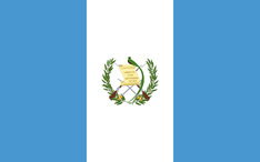 Nationalflagge Guatemala