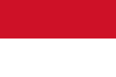 Nationalflagge Indonesien