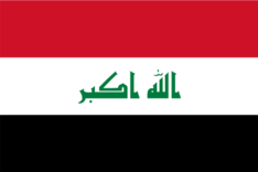 Nationalflagge Irak