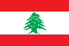 Nationalflagge Libanon