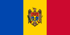 Nationalflagge Moldau