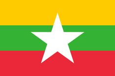 Nationalflagge Myanmar