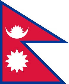 Nationalflagge Nepal