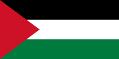 Nationalflagge Palästinensische Gebiete