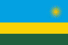 Nationalflagge Ruanda
