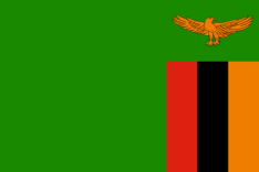Nationalflagge Sambia