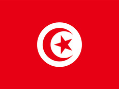 Nationalflagge Tunesien