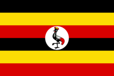 Nationalflagge Uganda