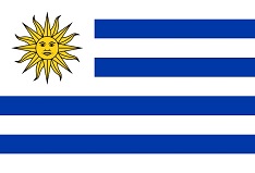 Nationalflagge Uruguay