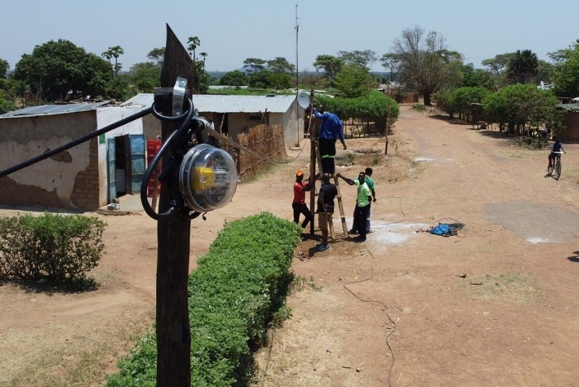 Lokales Stromnetz in Sambia