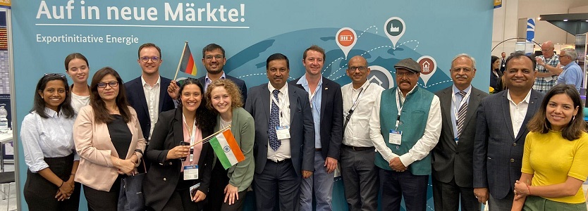 Gruppenfoto der indischen Delegation
