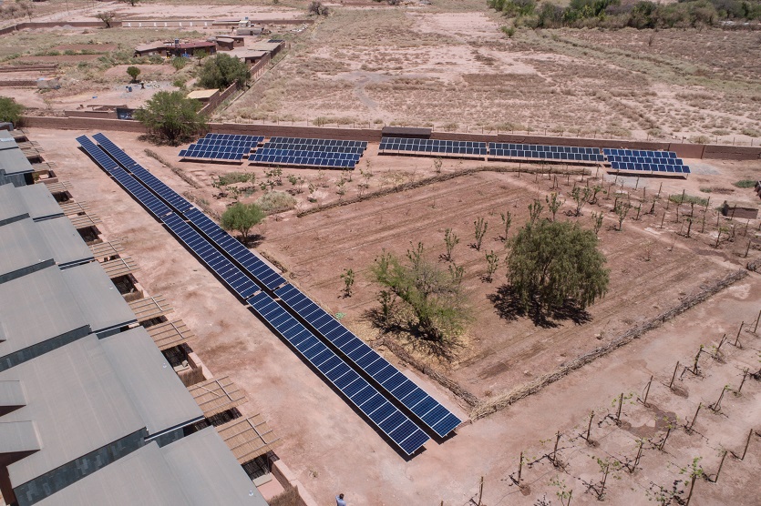 dena-RES-Projekt in Chile: Photovoltaik-Anlage samt Batteriespeicher