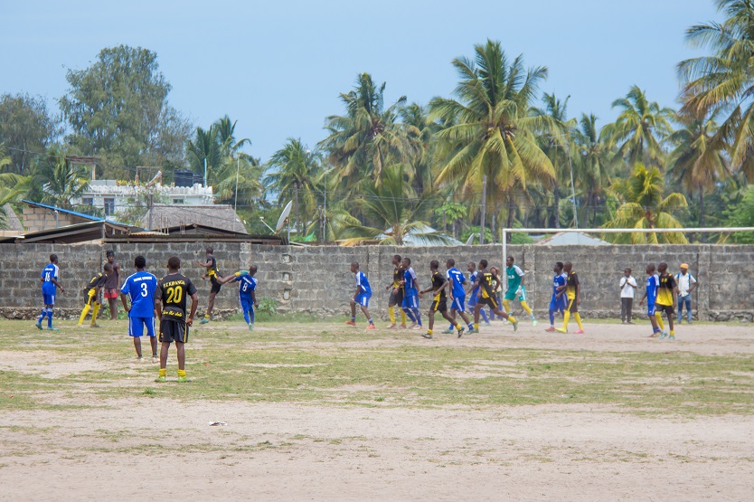 Fußballturnier an der Nungwi Schule