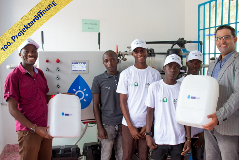 Trinkwasseraufbereitung mit Sonnenenergie auf Sansibar