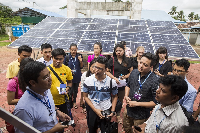 Impression von der German Solar Training Week (GSTW) in Myanmar