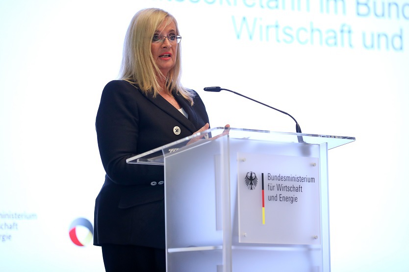 Staatssekretärin im BMWi Claudia Dörr-Voß eröffnete mit einer motivierenden Rede.