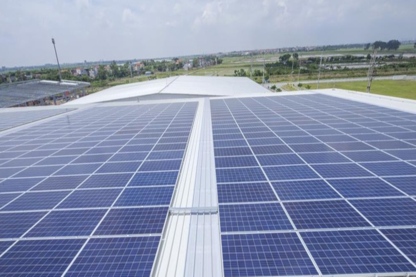 PV System was completed on the roof of Swire Cold Storage in Bac Ninh province
