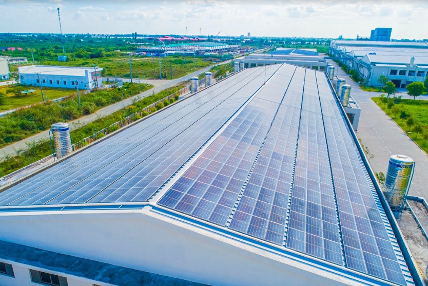 A 10 MWp rooftop solar system was installed at Ty Bach factory, employing German components, such as DC cable JJ-LAPP, mounting frame from Schletter.