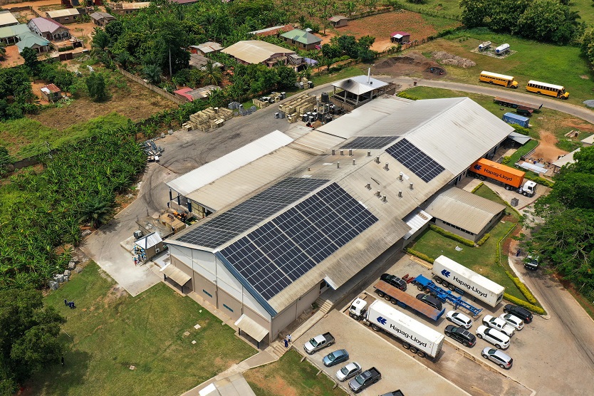 170 kWp PV-system for Bomarts Farms, Ghana