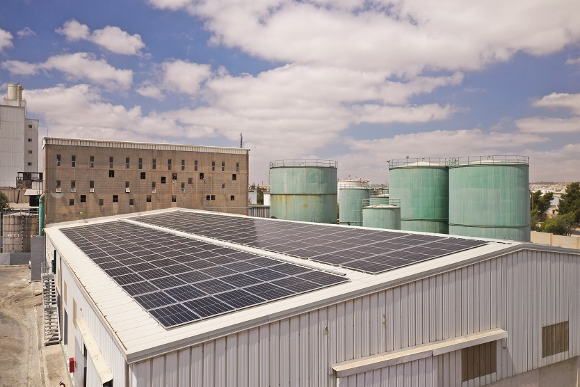Rooftop solar project for Aquaba Vegetable Oils Co