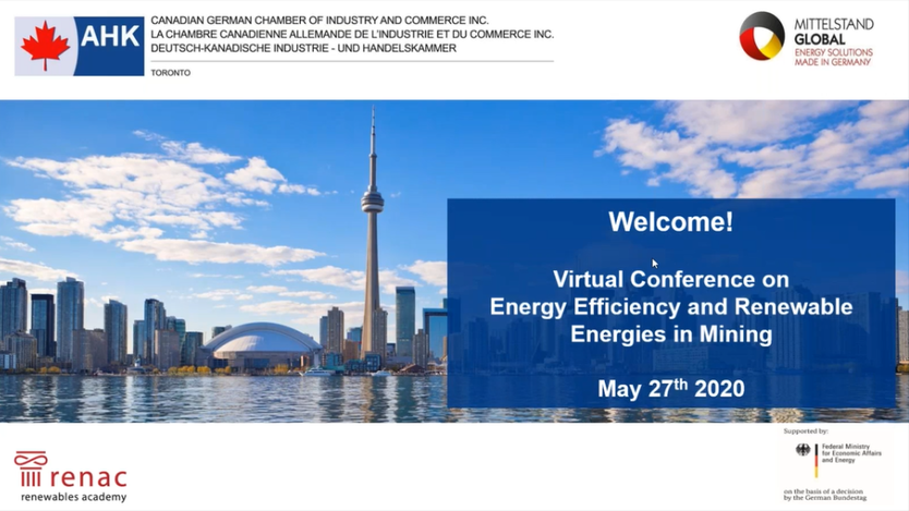 Web Conference on Energy Efficiency in Mining